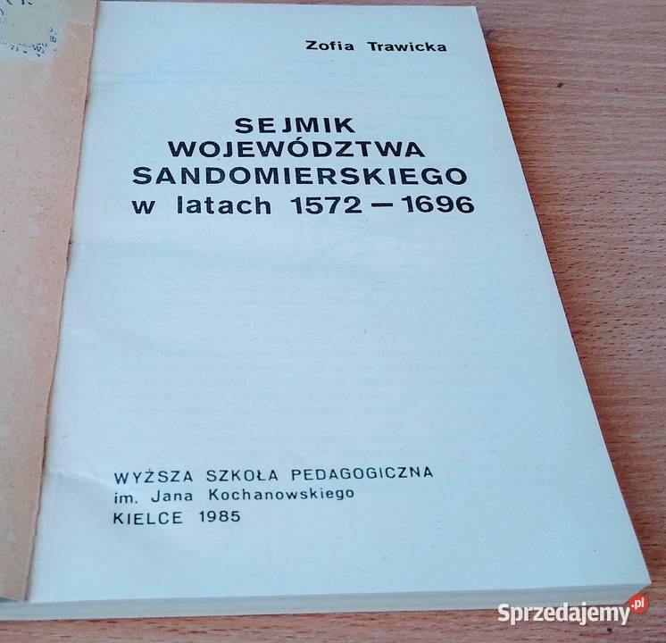 Sejmik województwa sandomierskiego w latach Gdańsk