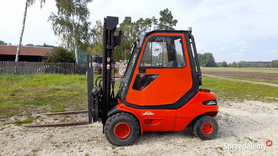 Wózek widłowy Linde H30 pozycjoner przesuw Gumnisko