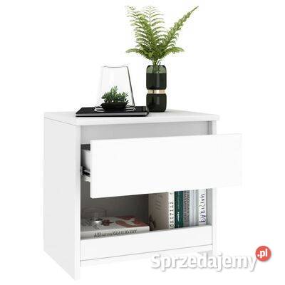 Szafki nocne 2 białe 40x30x39 materiał mazowieckie Warszawa