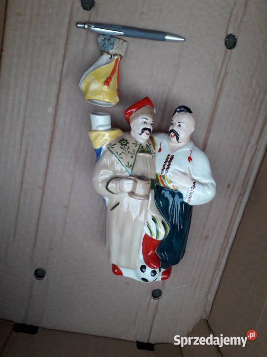 Kozaki pijaki figurka ceramiczna karafka mazowieckie Warszawa