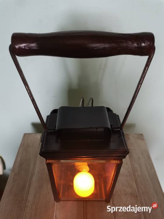 Stara lampa kolejowa Art Deco Kraków