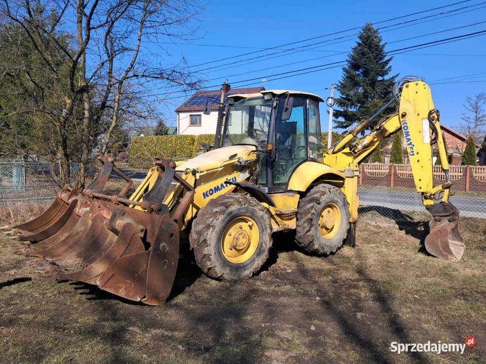 Komatsu wb97s z 2004r sprowadzona Mielec