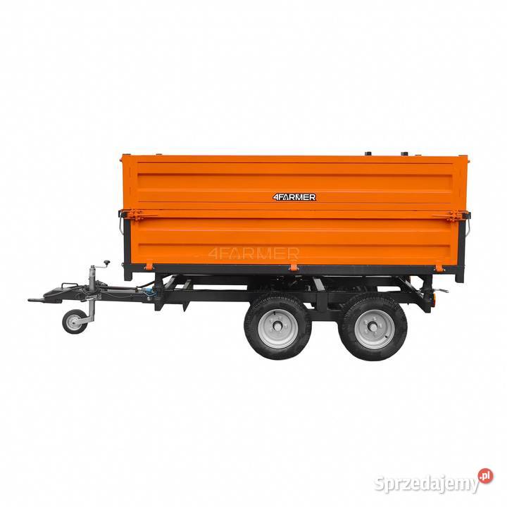 Przyczepa rolnicza dwuosiowa 25T z kiprem i Rolnictwo