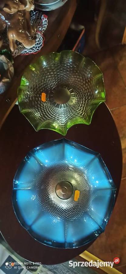 Szklana Patera na nodze Art Deco Lata 20 XX Porcelana i szkło Gdańsk sprzedam