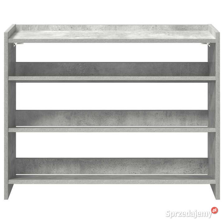Półka na buty betonowa szarość 80x25x615