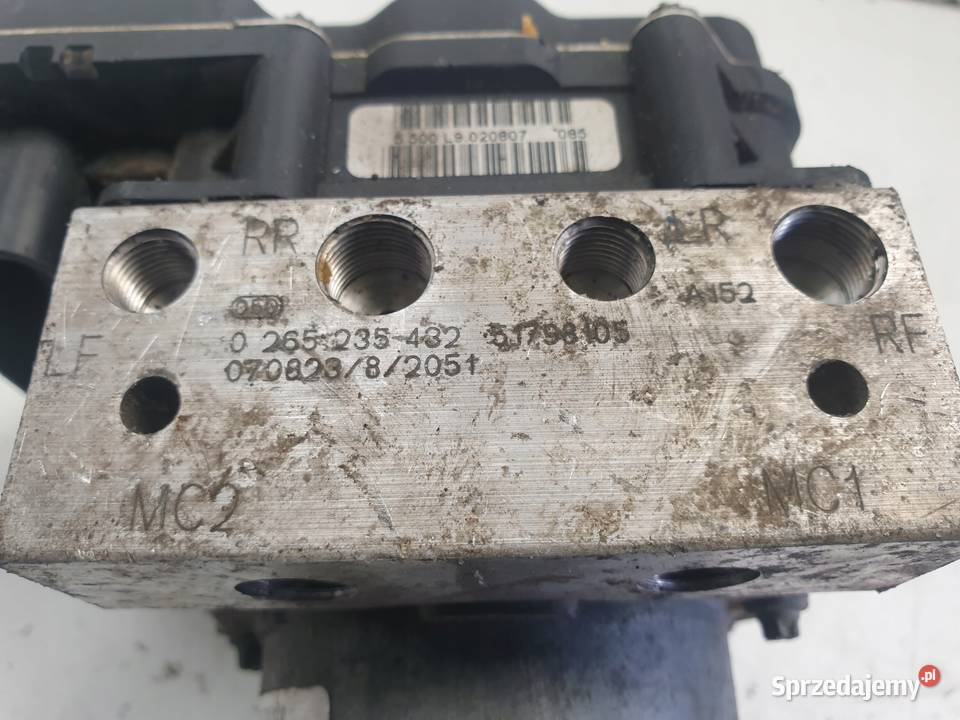 Fiat Fiorino POMPA ABS STEROWNIK 0265235432 Rudka