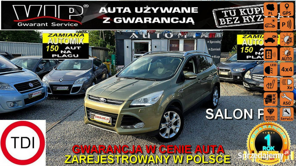 Ford Kuga 20 TDCI 163 Salon 4x4 Manual Gwarancja sprzedam