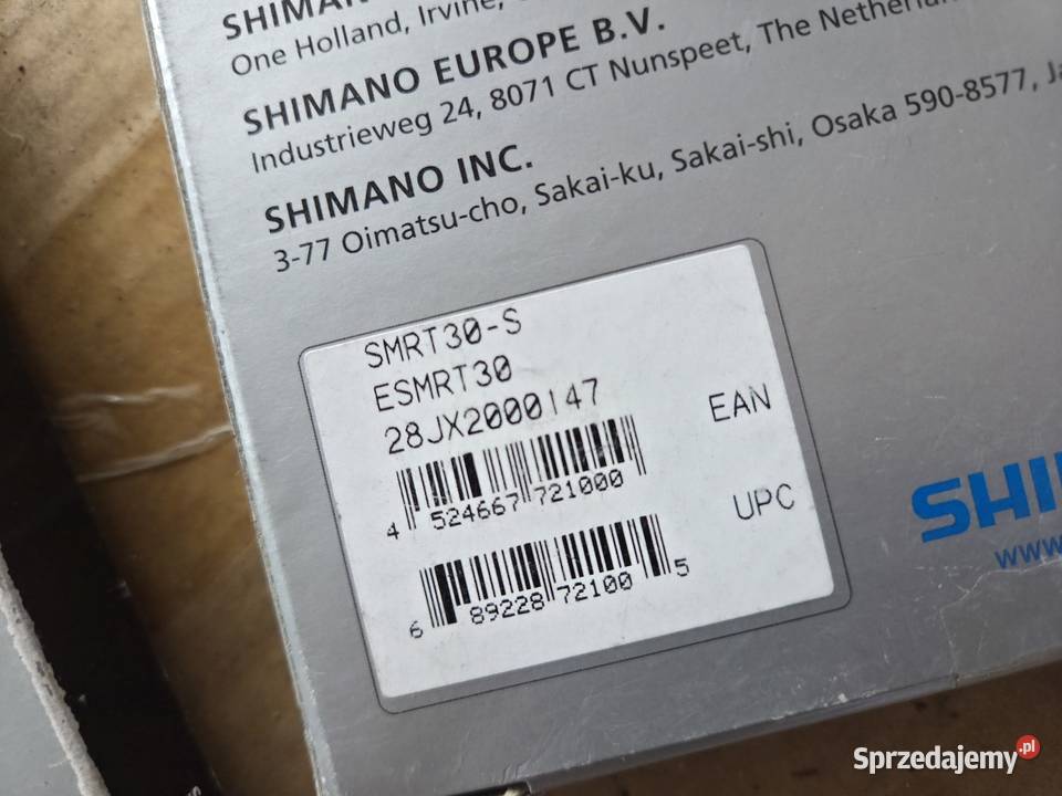 Tarcze rowerowe Shimano SMRT30 Legnica sprzedam
