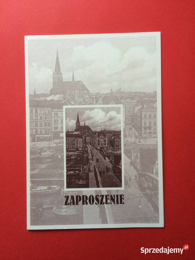 2548 Zaproszenie Na Promocję Książki