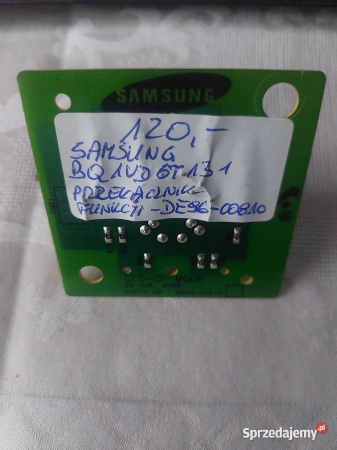 SAMSUNG BQ1VD6T131 PRZEŁĄCZNIK FUNKCJI DE9600810 Kuchenki i piekarniki Nowy Sącz