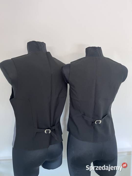 Kamizelki kelnerskie jasny grafit różne rozmiary Wrocław