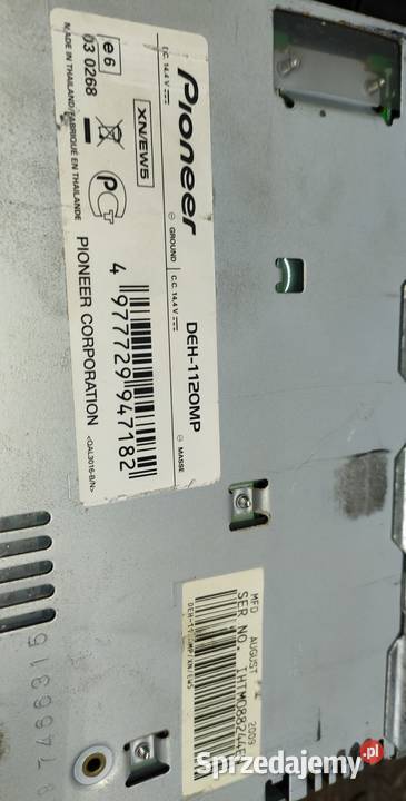 Radio Pioneer DEH1120MP