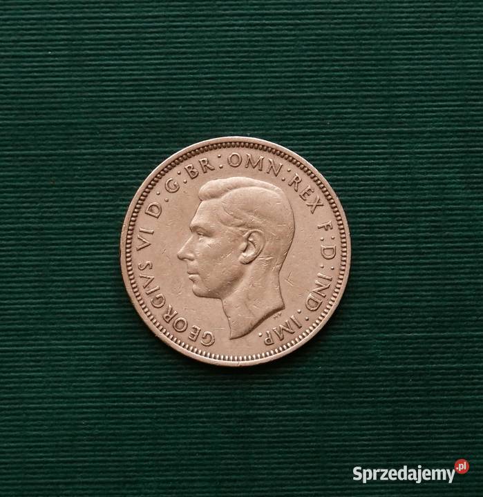 WIELKA BRYTANIA pensa 1943r Numizmatyka Gliwice