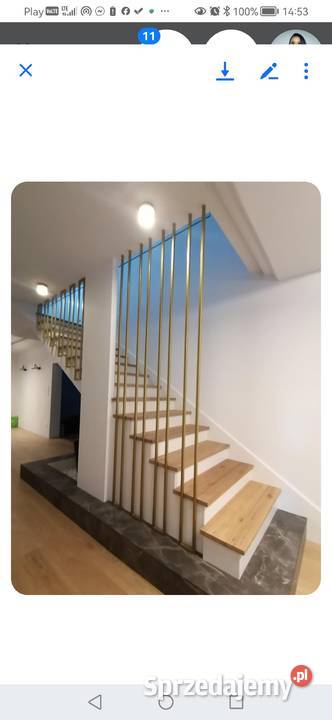 Balustrada balustrady harfa Brama przęsła Warszawa
