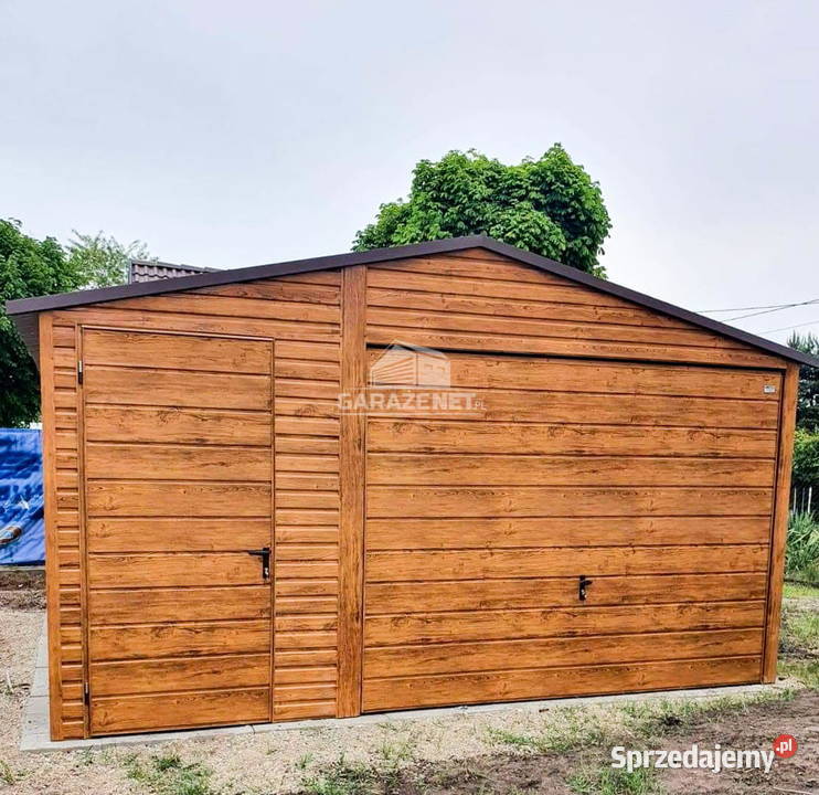GARAŻ BLASZANY 45M X 5M DWUSPAD BRAMA UCHYLNA Zamość