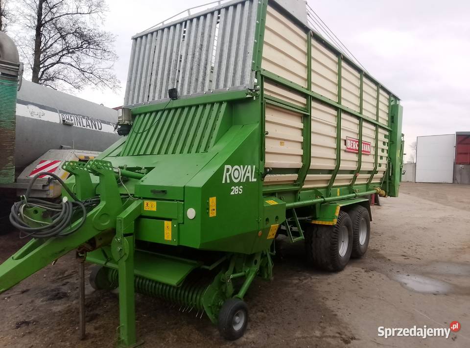 Przyczepa samozbierajaca Bergman Dudy Puszczańskie