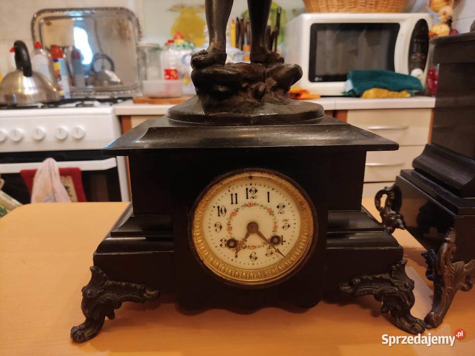 stary francuski zegar figuralny olbrzym Gorzów Wielkopolski