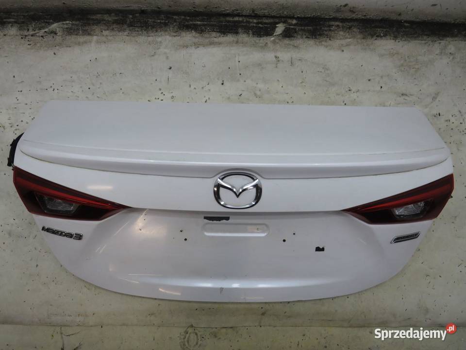 KLAPA BAGAŻNIKA 25D 13 MAZDA 3 BM SEDAN osobowe