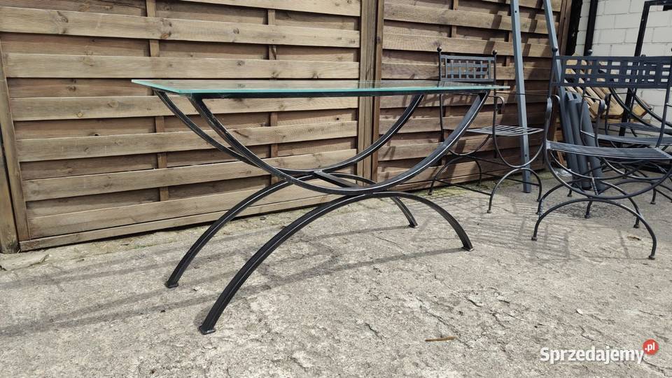 Konsola metalowa toaletka ze szkłem Warszawa sprzedam