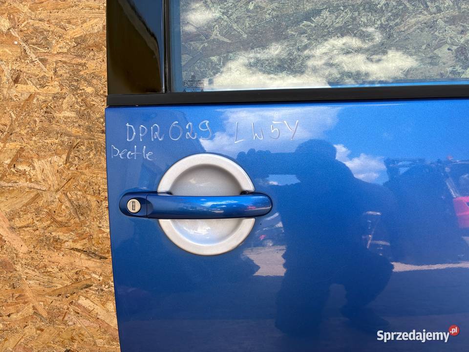 Vw beetle Garbus Kod lak LW5Y DRZWI PRZÓD Słowikowo sprzedam