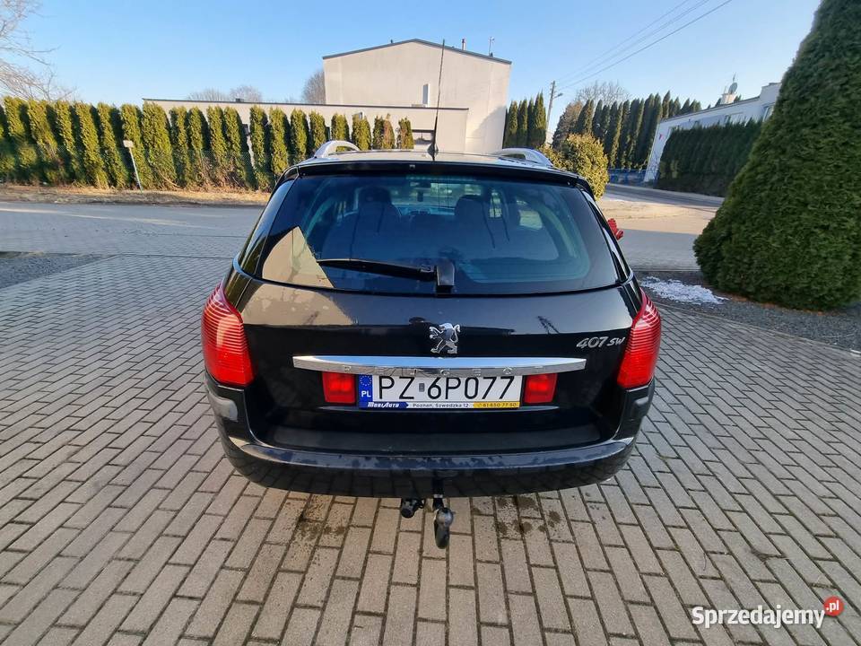 Peugeot 407 18benzyna 2006r klima alu Świeże Rok produkcji 2006 Poznań