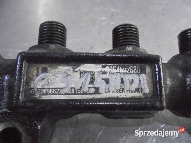LISTWA WTRYSKOWA CITROEN C3 14 HDI 9654592680 osobowe wielkopolskie sprzedam