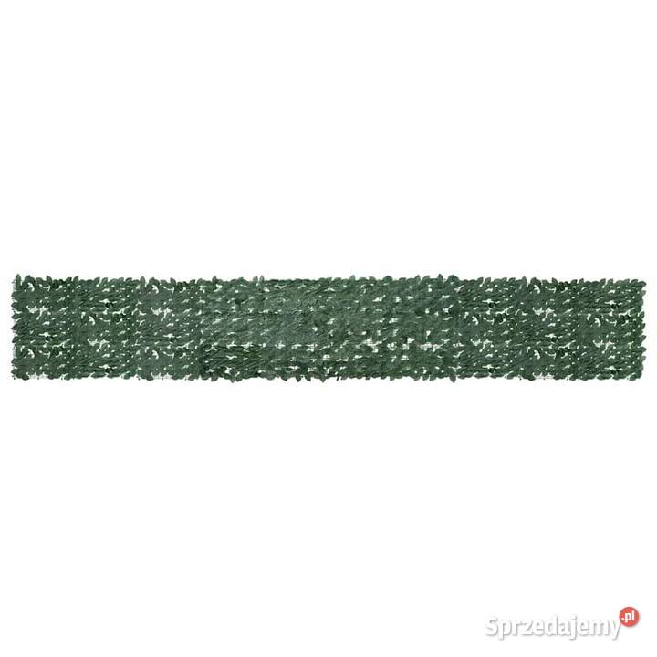 vidaXL Parawan balkonowy ciemnozielone Ścianki i parawany