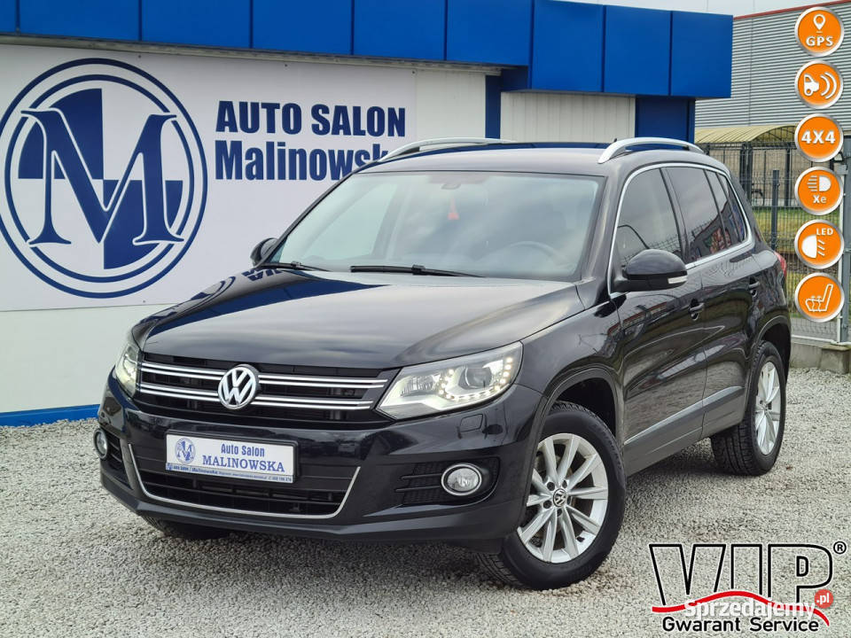 Volkswagen Tiguan 4x4 Skóra ElGrzane Fotele Navi Wągrowiec