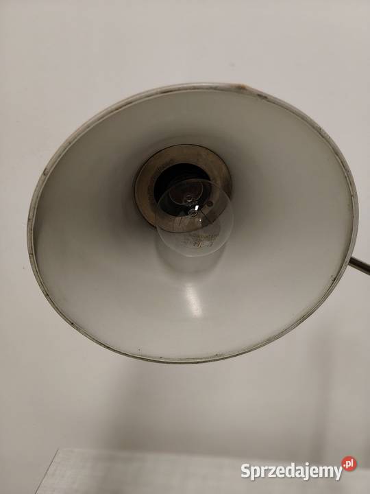 lampa lampka biurkowa szkolna PRL vintage lata Lampy Radomsko
