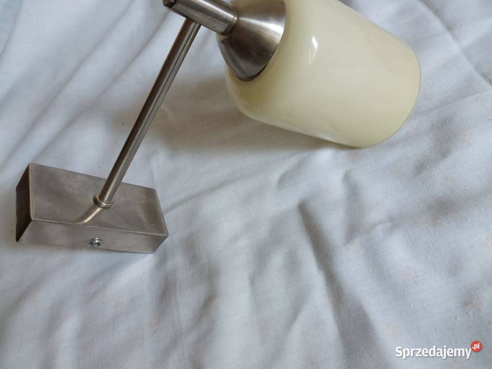 Kinkiet biały metalowy mazowieckie sprzedam