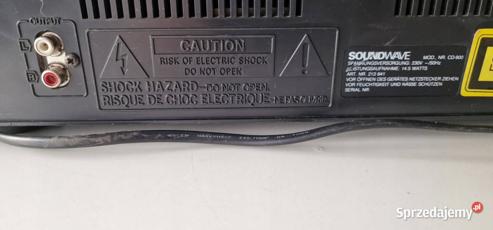 Soundwave CD 900 CD900 kompaktowy odtwarzacz