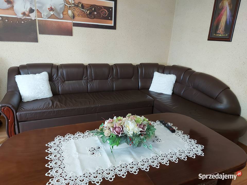 Wypoczynek ze skóry z dwoma fotelami skóra Olkusz