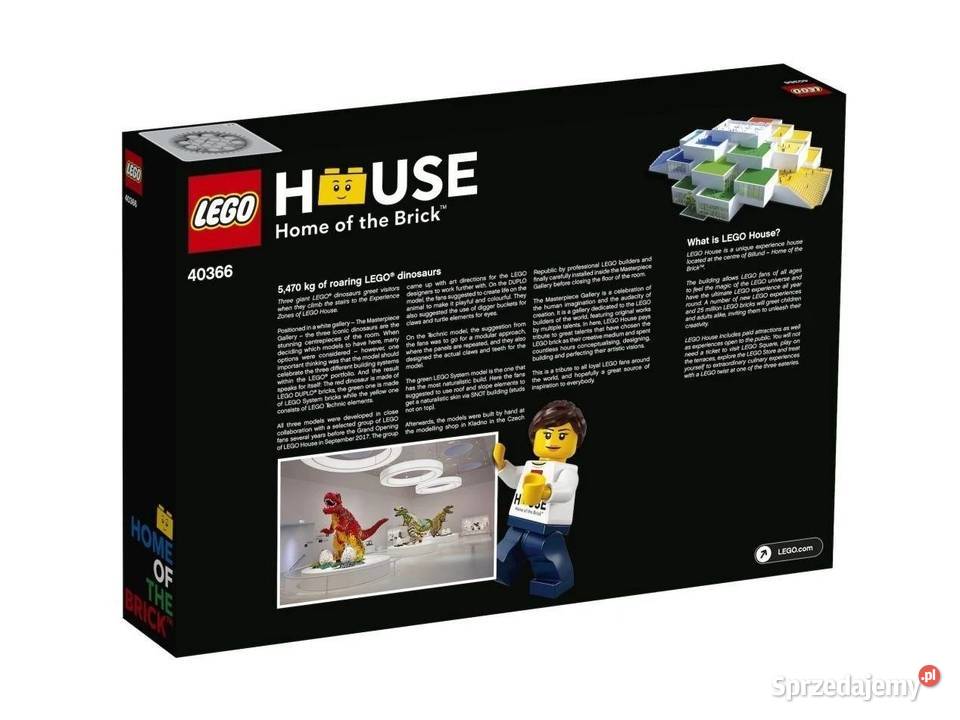 Klocki LEGO 40366 Dinozaury z LEGO House Koszalin