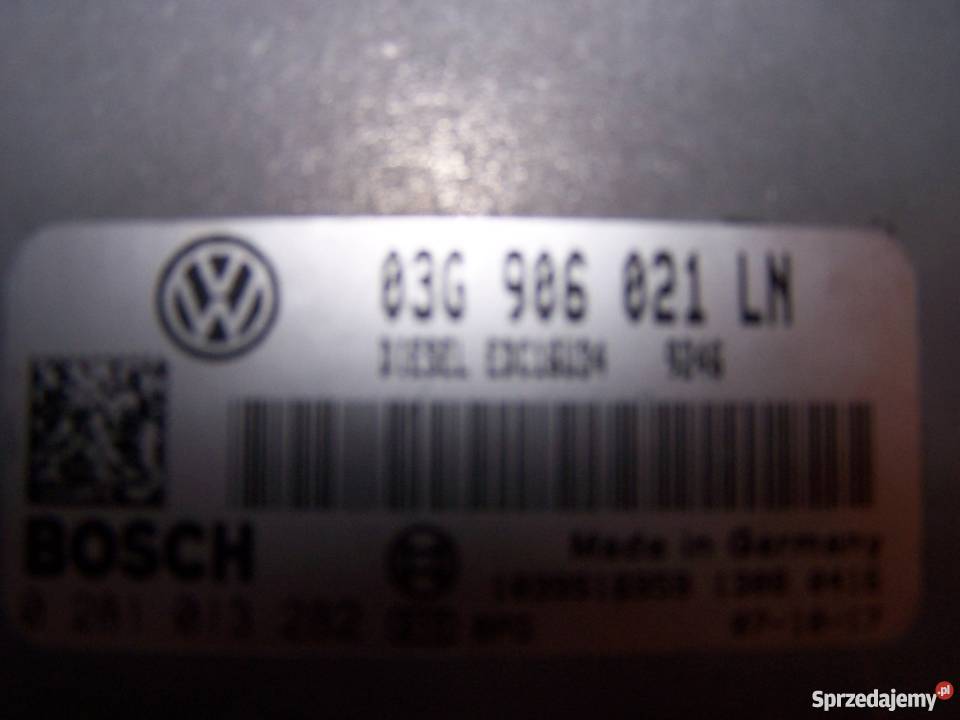 KOMPUTER SILNIKA SEAT VW AUDI SKODA 19 TDI 100 komputery Mława