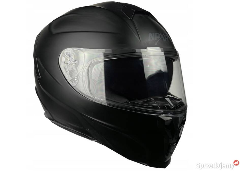 KASK MOTOCYKLOWY NAXA F28B CZARNY MATBLENDA XL Kaski Sosnowiec