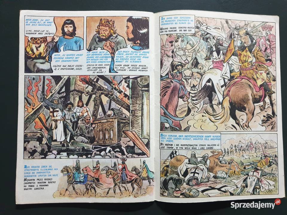 Władysław Łokietek Ladislaus Ellenlang komiks Gdynia