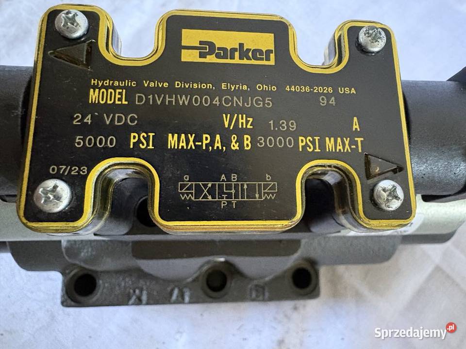 Parker D61VW001C4NjG53F Rozdzielacz hydrauliczny Warszawa