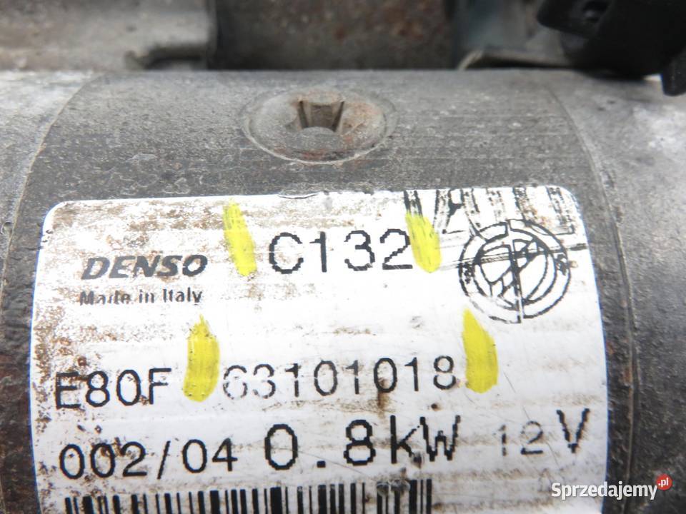 ROZRUSZNIK FIAT SEICENTO 11 63101018 Układ elektryczny silnika