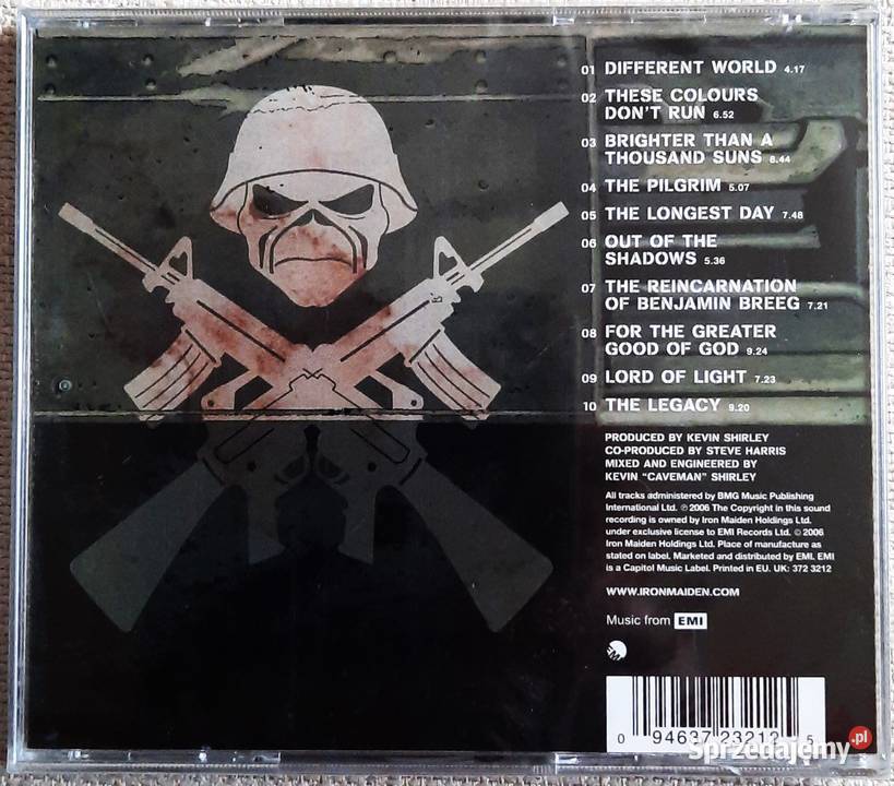 Sprzedam Znakomity Album CD Iron Maiden A Matter Katowice