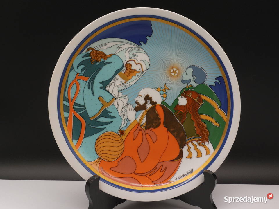 Talerzyk świąteczny kolekcjonerski Arzberg z Raszków