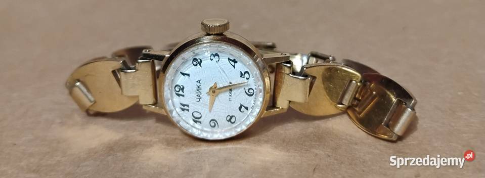 Zegarek Damski Czajka 17 JEWELS pozłacany AU opolskie Opole