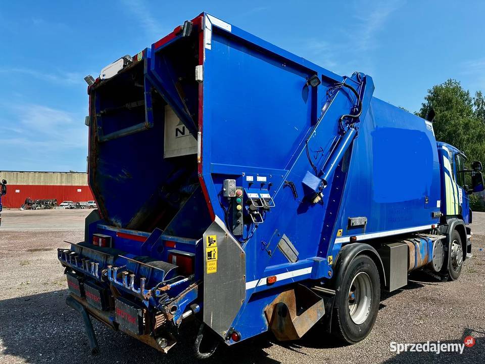 SCANIA P 230 śmieciarka 14 m3 NTM 2 k 230KM Nowiny