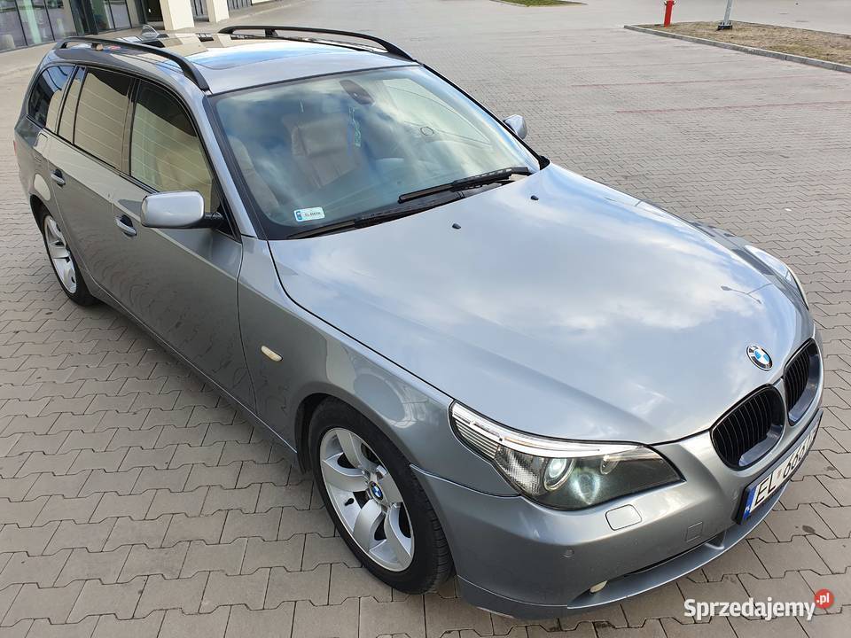 BMW E61 535D BiTurbo Panorama Rude Grzane garażowany Łódź