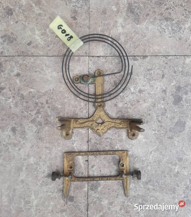 G018 Gong sanki mocowanie mechanizmu starego