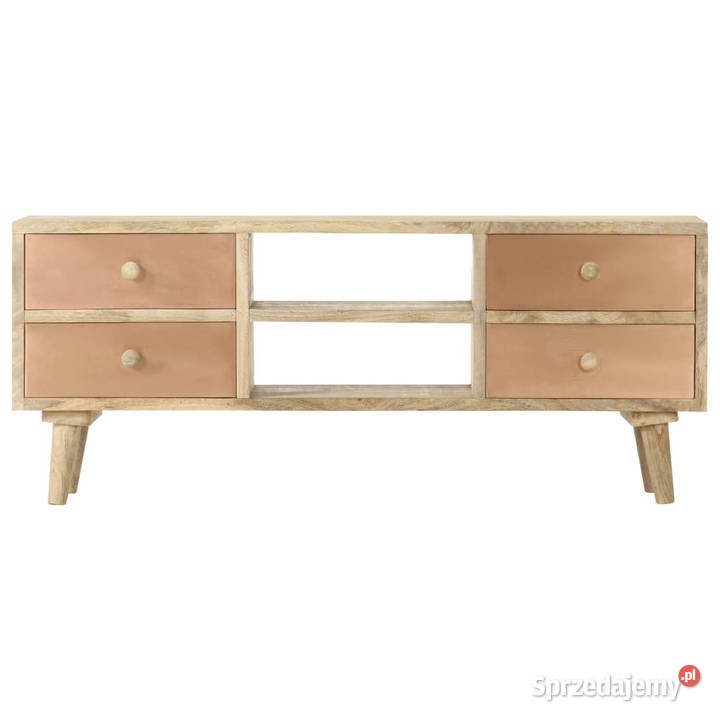 Szafka pod telewizor 110x30x45 lite drewno mango mazowieckie Warszawa