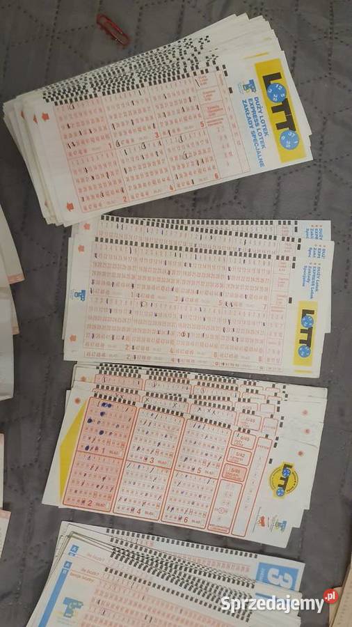 Stare kupony lotto i toto sportowe Warszawa