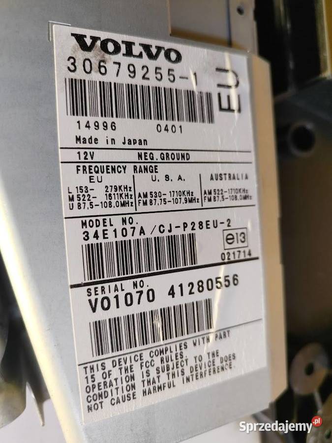Antena GPS Volvo Xc 90 Xc90 I 86510141 Nawigacje fabryczne Pleszew