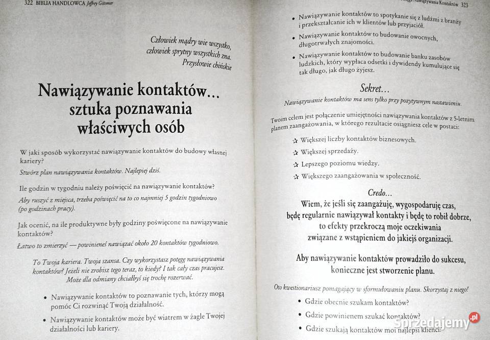 Biblia handlowca Jeffrey Gitomer Chełm