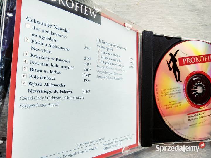 Prokofiew muzyka cd kolekcje księgarnia muzyczna Antykwariat mazowieckie Warszawa