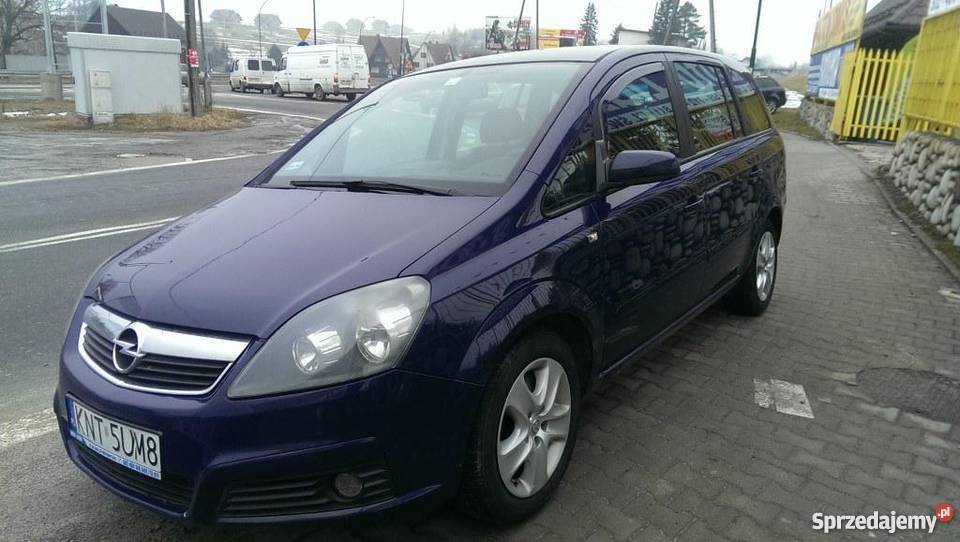 Opel Zafira granatowy Samochody osobowe małopolskie